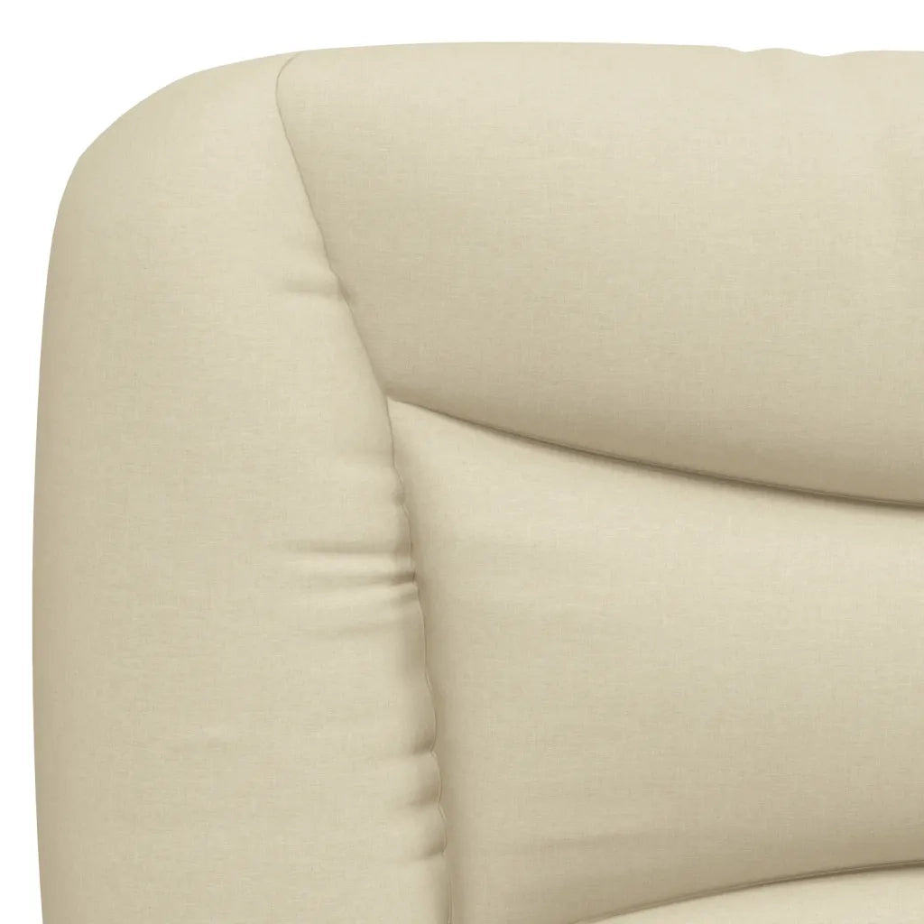 Cuscino Testiera Hvar Crema 80 cm in Tessuto 374530