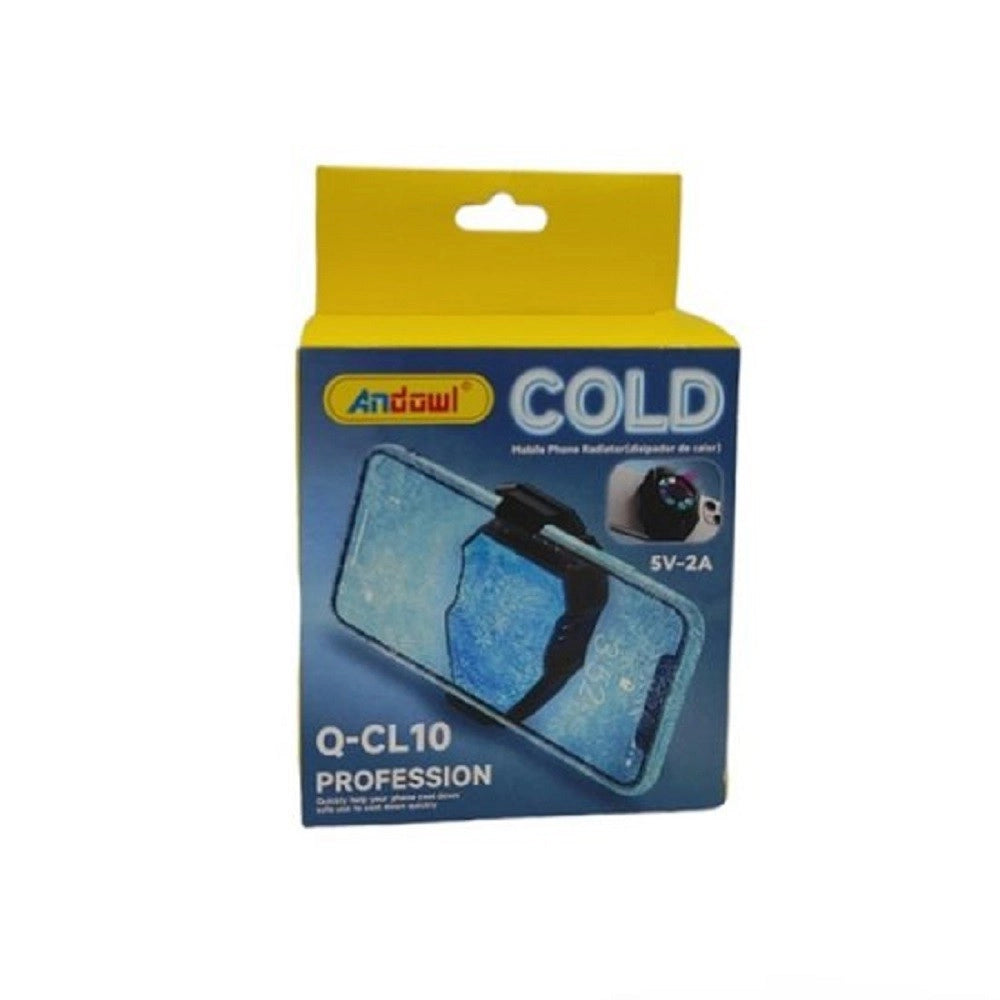 Trade Shop - Radiatore Di Raffreddamento Ventilatore Usb Led Rgb Ventola Smartphone Q-cl10 -