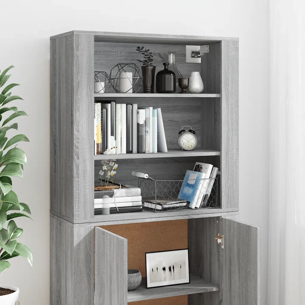 Credenza Grigio Sonoma in Legno Multistrato 3185365