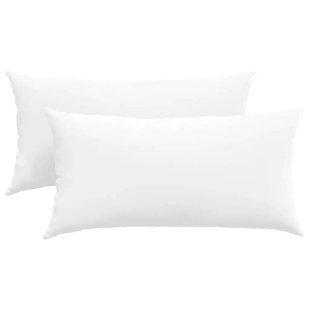 Cuscini da Divano 2 pcs Bianco 80 x 40 cm Tessuto 42013707