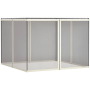 Zanzariere per gazebo 3x4m ¨C Xylo ¨C Set 4 pezzi con zip e ganci