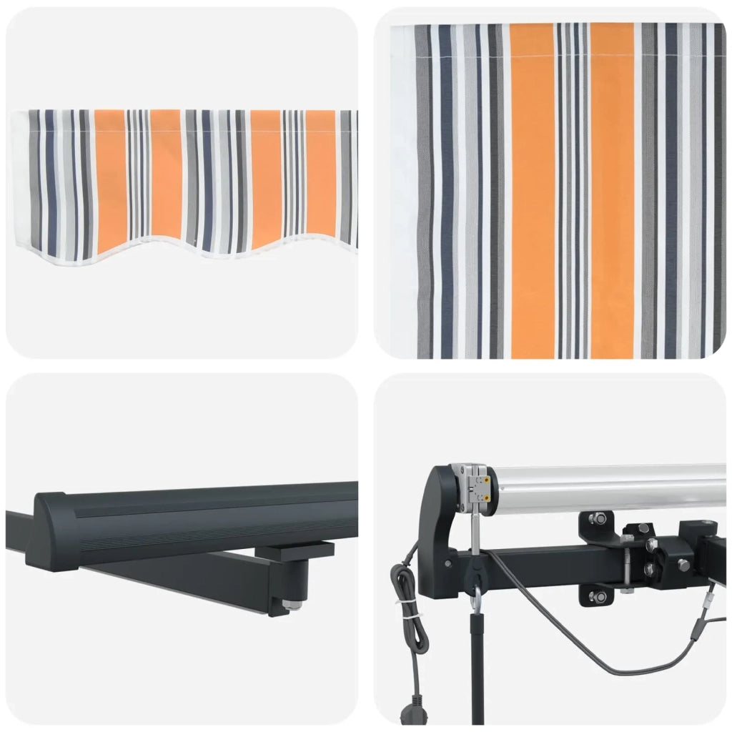 Tenda da Sole Multicolore 500 x 300 x 165 cm 3331286