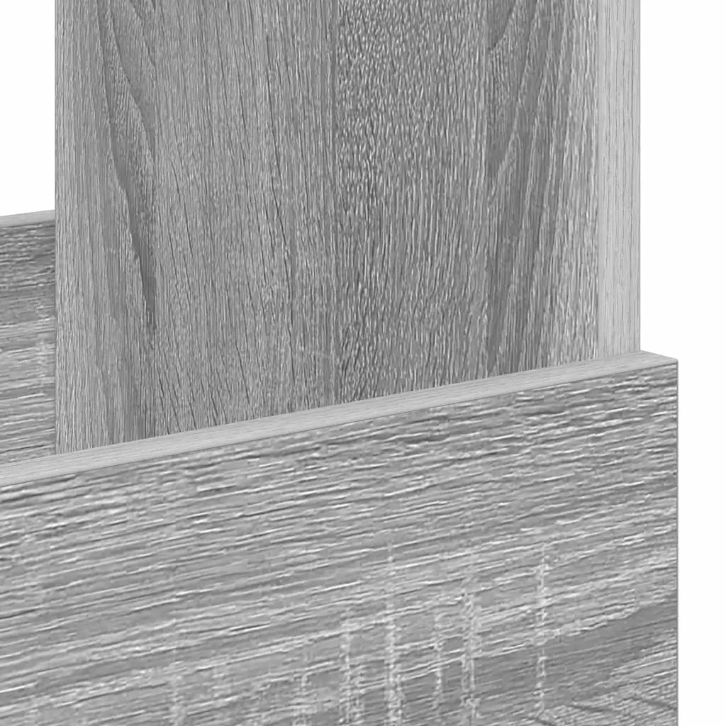 Scaffale per riviste Grigio Sonoma 35 x 30 x 45 cm 890978