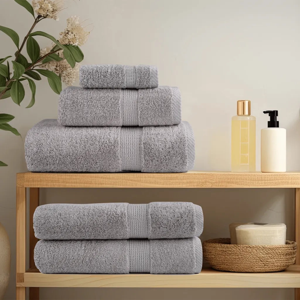 Set ASciugamani SOLUND 6 pz Grigio 600 gsm 137560