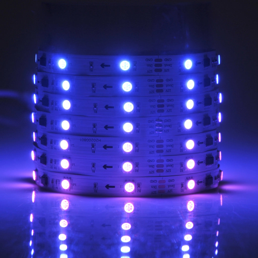 Kit striscia LED RGB Magic 5m 12V IP20 con telecomando Polux