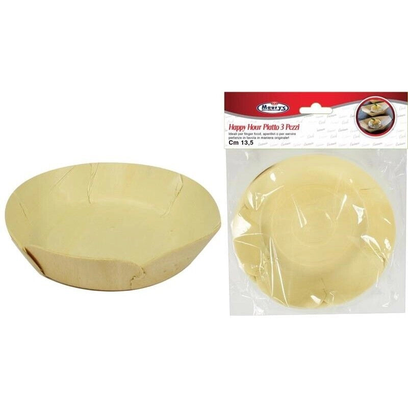 MAURY'S HAPPY HOUR PIATTO 13,5CM BAMBOO 3PZ