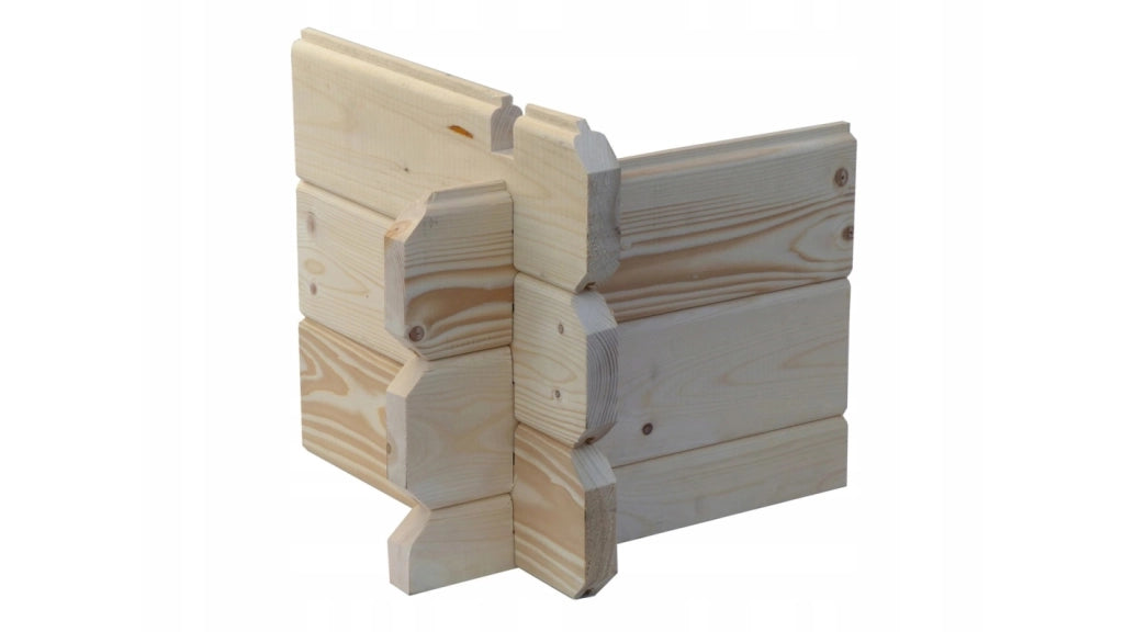 Veranda - 8 m2 - 4m x 2m - colore: naturale - DOM18 - ALTANKA