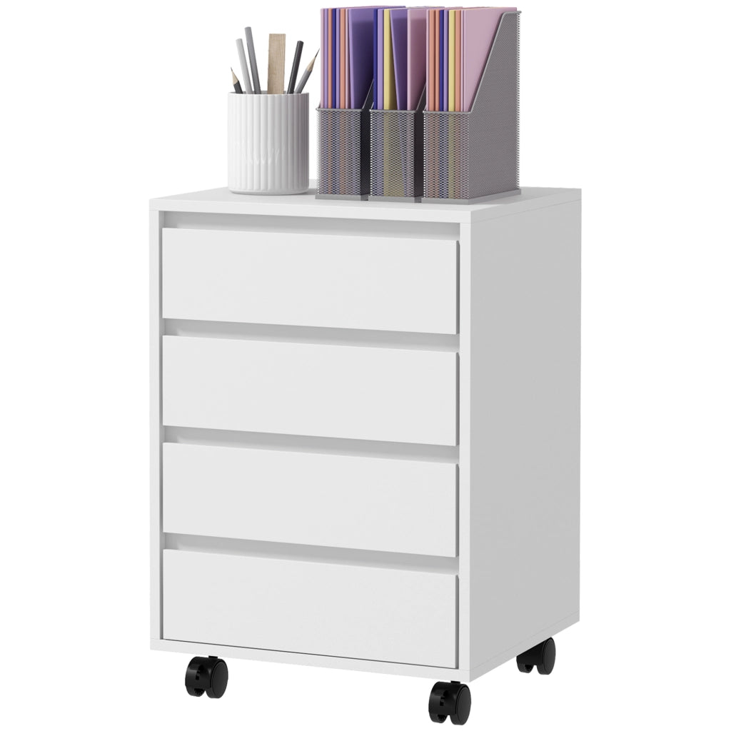 Scrivania con cassetti ¨C Minimal ¨C bianco 80x50x75 cm