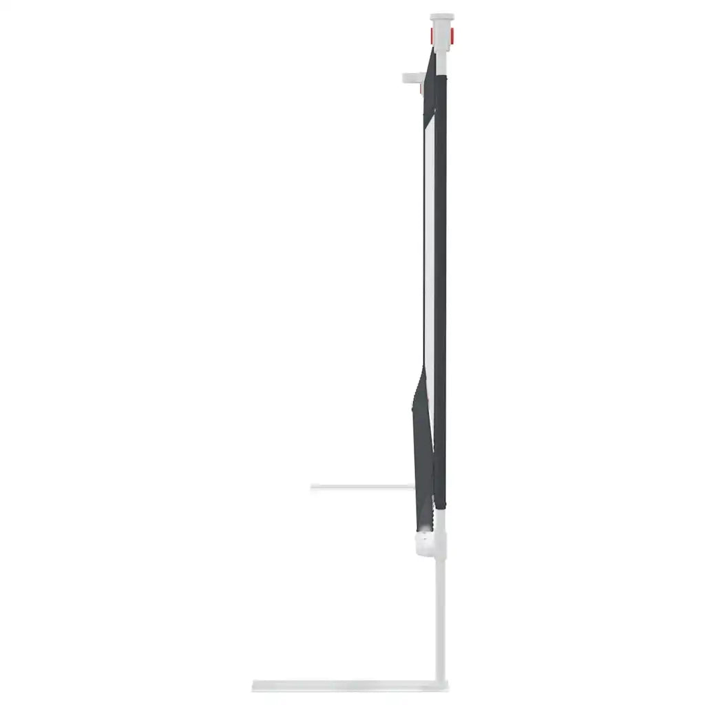 Sponda Letto Sicurezza Bambini Grigio Scuro 190x25 cm Tessuto 10232