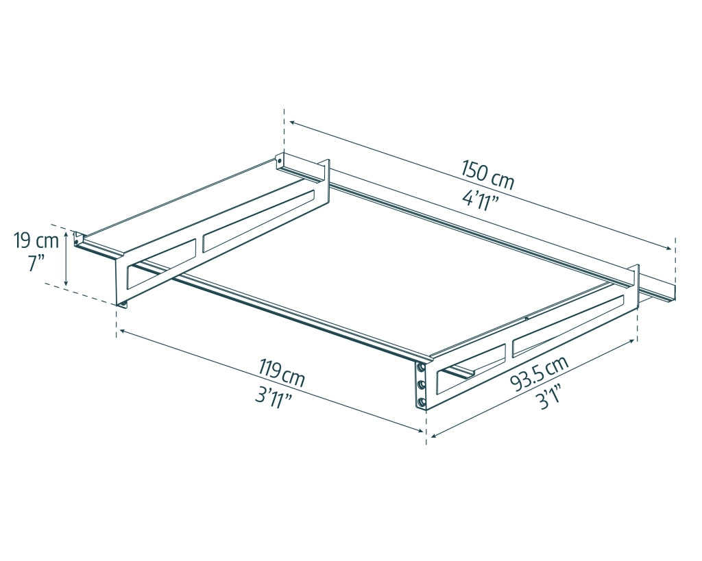 Canopia Bremen Pensilina Da Esterno  150X93 cm Trasparente