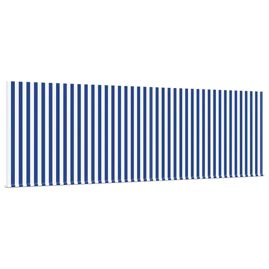 Tenda Retrattile Blu e Bianco 400 × 300 cm 3330487
