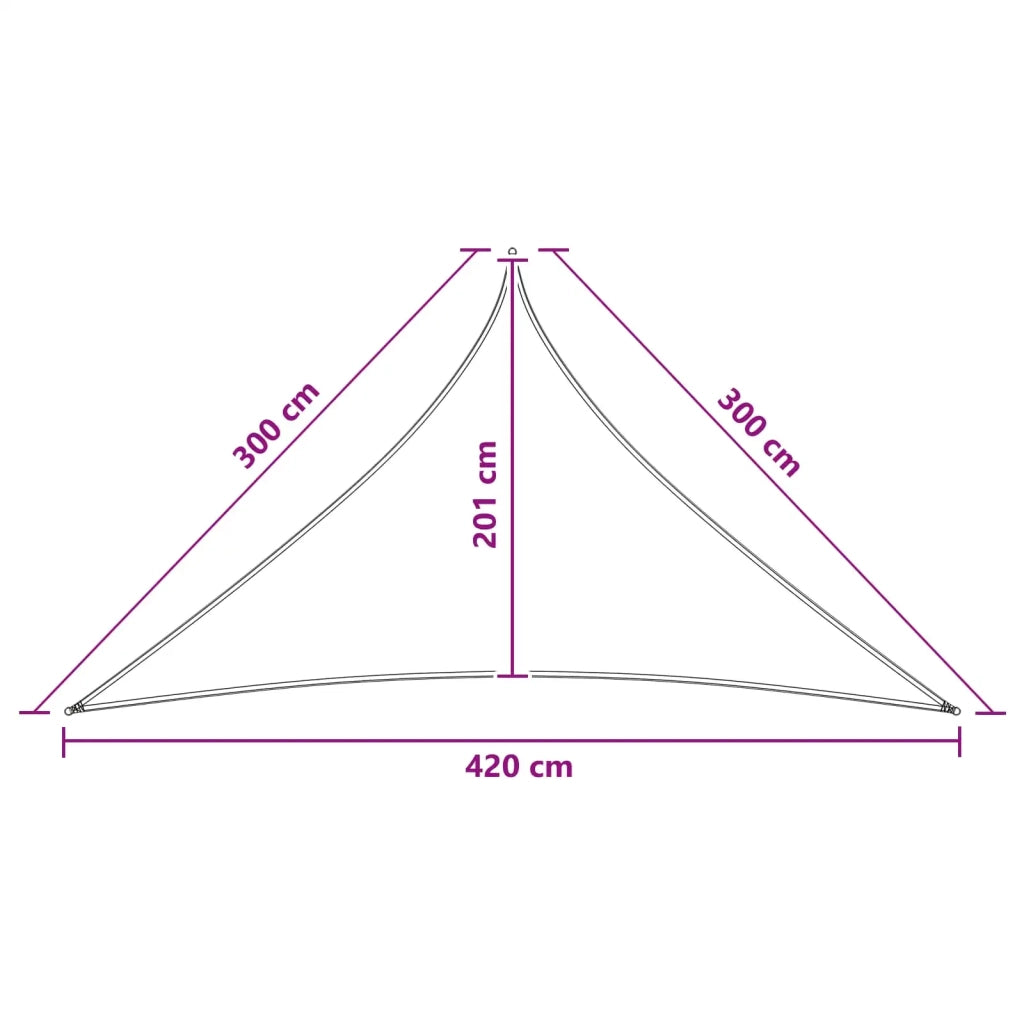 Telo Ombra 3 x 3 x 4,2 m HDPE 42032965