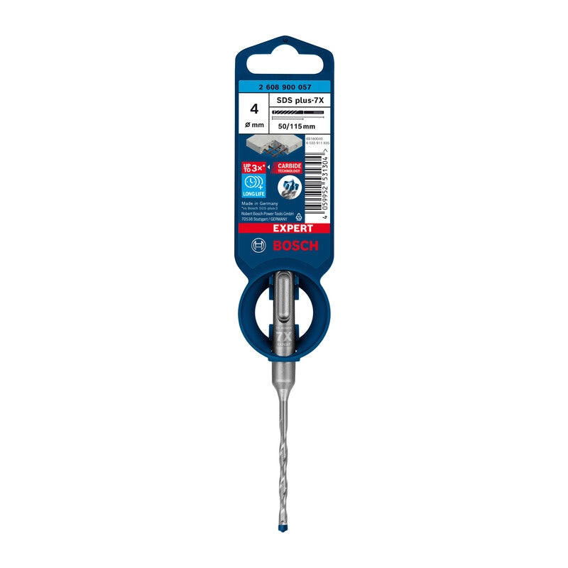 BOSCH-A PUNTA SDS PLUS-7X EXPERT  4X50/115 MM- 1,0 pz