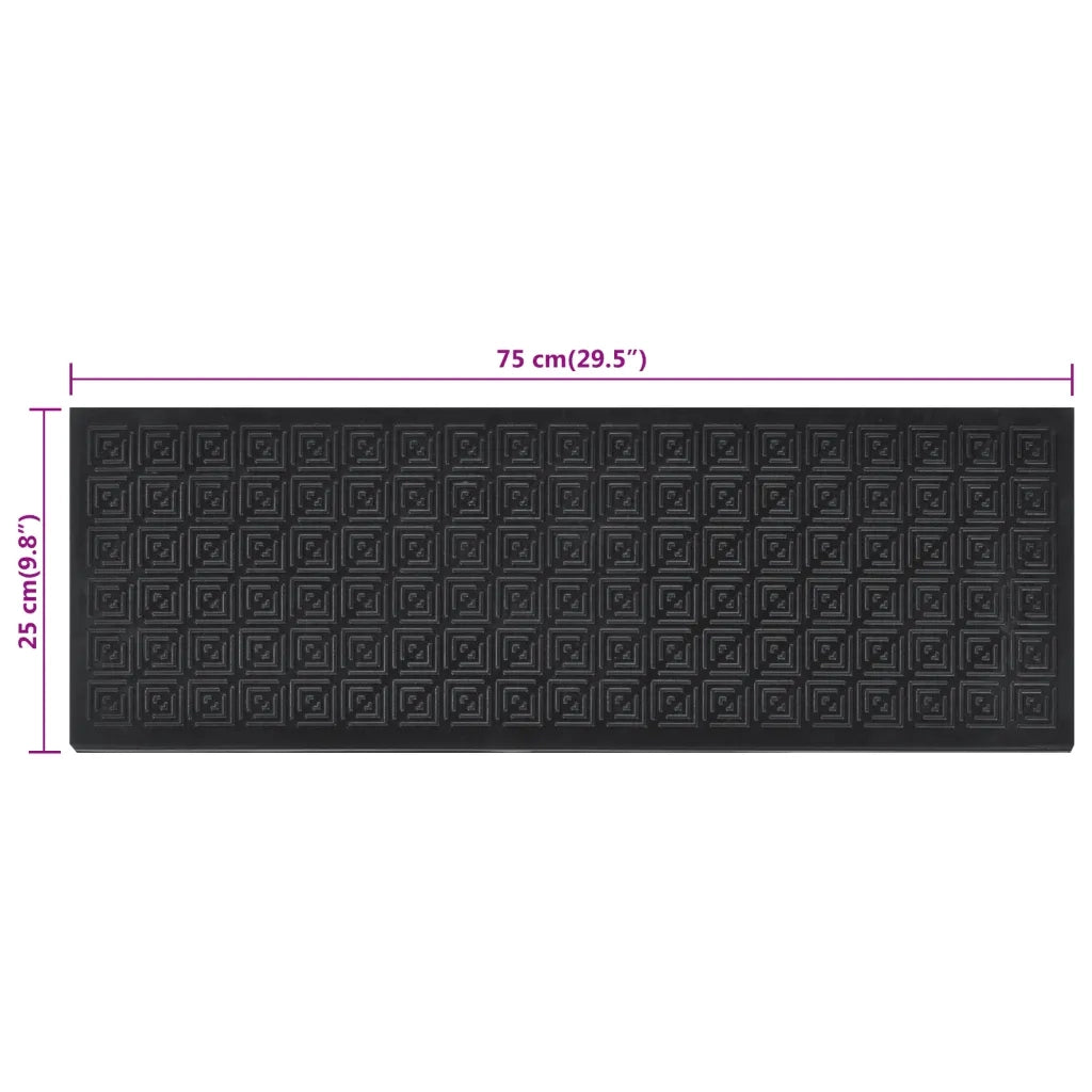 Tappetino per Scale 5 pz | Gradini per Scale 25x75 cm in Gomma