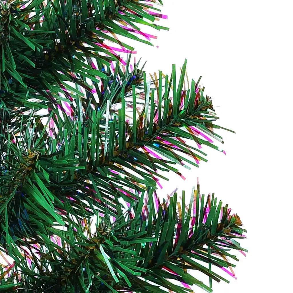 Albero di Natale artificiale con luci integrate Verde 210 cm 3396777