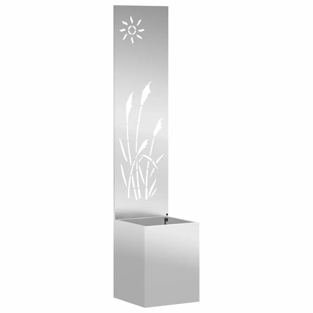 Schermo per privacy in giardino Traforo Argento 32 x 150 cm 876362