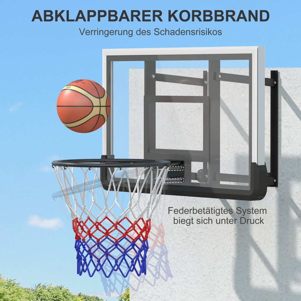 Canestro da Basket per Muro ¨C Minimal ¨C Nero
