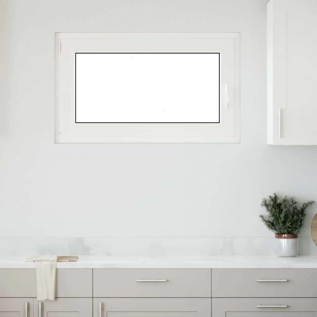 Finestra per Soffitta RISOR 100 x 60 cm PVC e Vetro Bianco CFW2751541