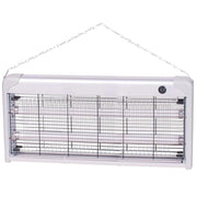 Zanzariera Elettrica Slim Anti Zanzare Mosche 2 Lampade UV LED 30W 50x26x6cm