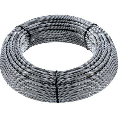 FUNE ACCIAIO ZINCATA MAXIROLL  D.MM  5 L. MT 100