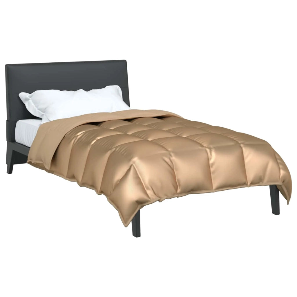 Piumone | Duvet Invernale Oro 135 x 200 cm Satin e Micropile