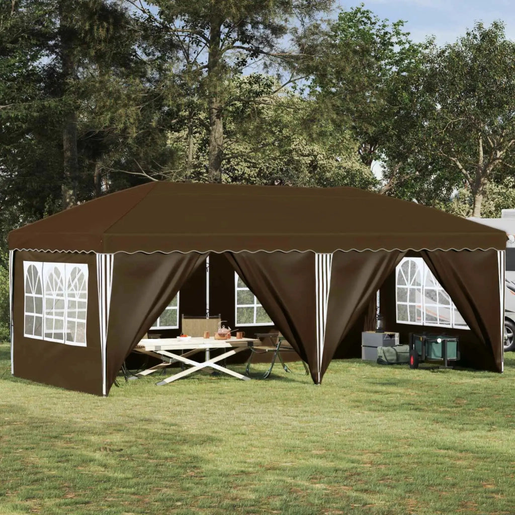 Tenda per feste a pop-up 575 x 288 x 245 cm Tortora 42019806