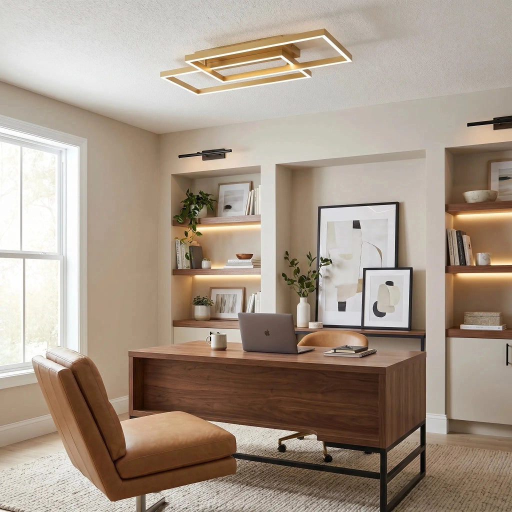 Lampada Da Soffitto Led Swe060-c Brush Gold