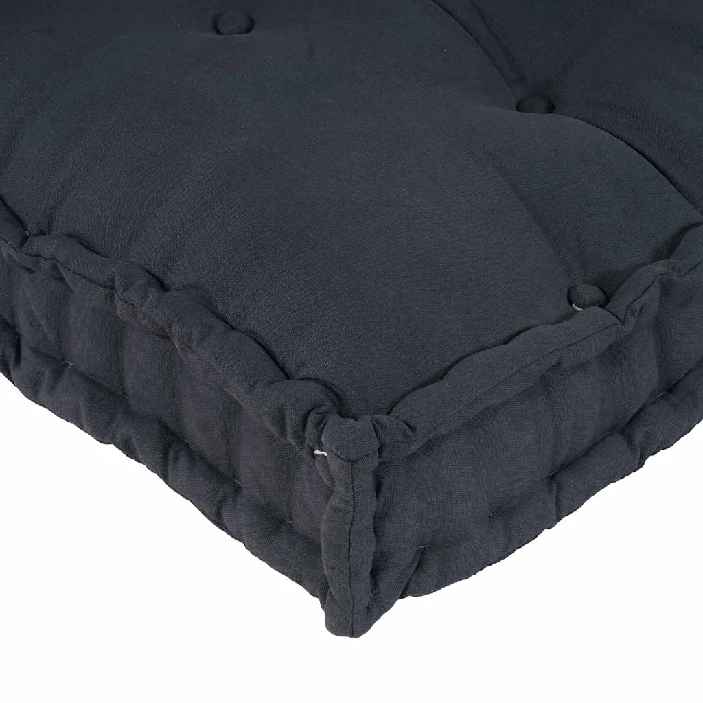 Cuscino per Divano Pallet 3 pcs Antracite 120 x 80 x 38 cm 4019083