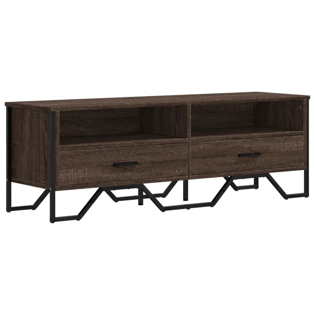 Mobile TV | Armadietto TV | Mobile Porta TV Rovere Marrone 122x34x41cm in Legno Multistrato