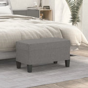 Panca Grigio Scuro 70x35x41 cm in Tessuto 349432