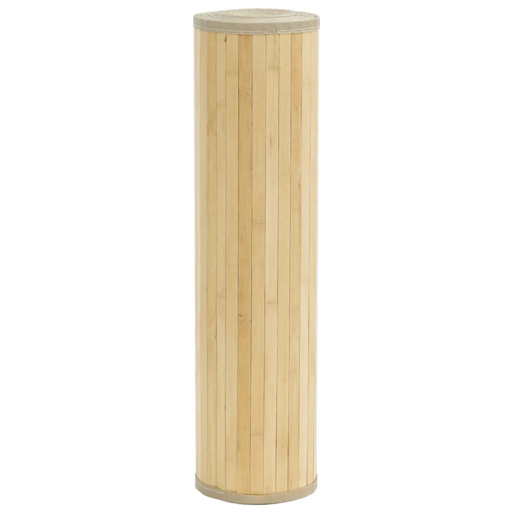 Tappeto del soggiorno | Tappeto Rettangolare Naturale Chiaro 60x1000 cm in Bamb¨´