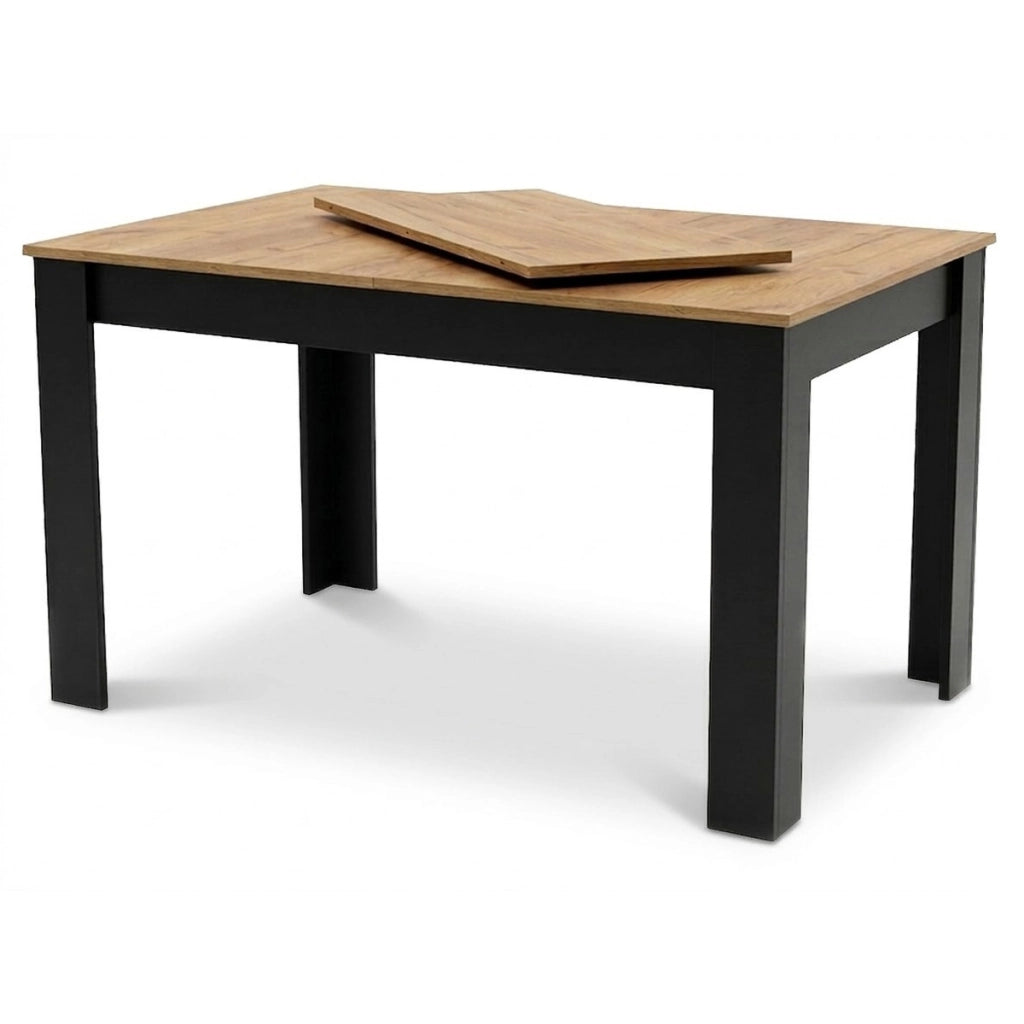 Tavolo allungabile Craft rovere e nero