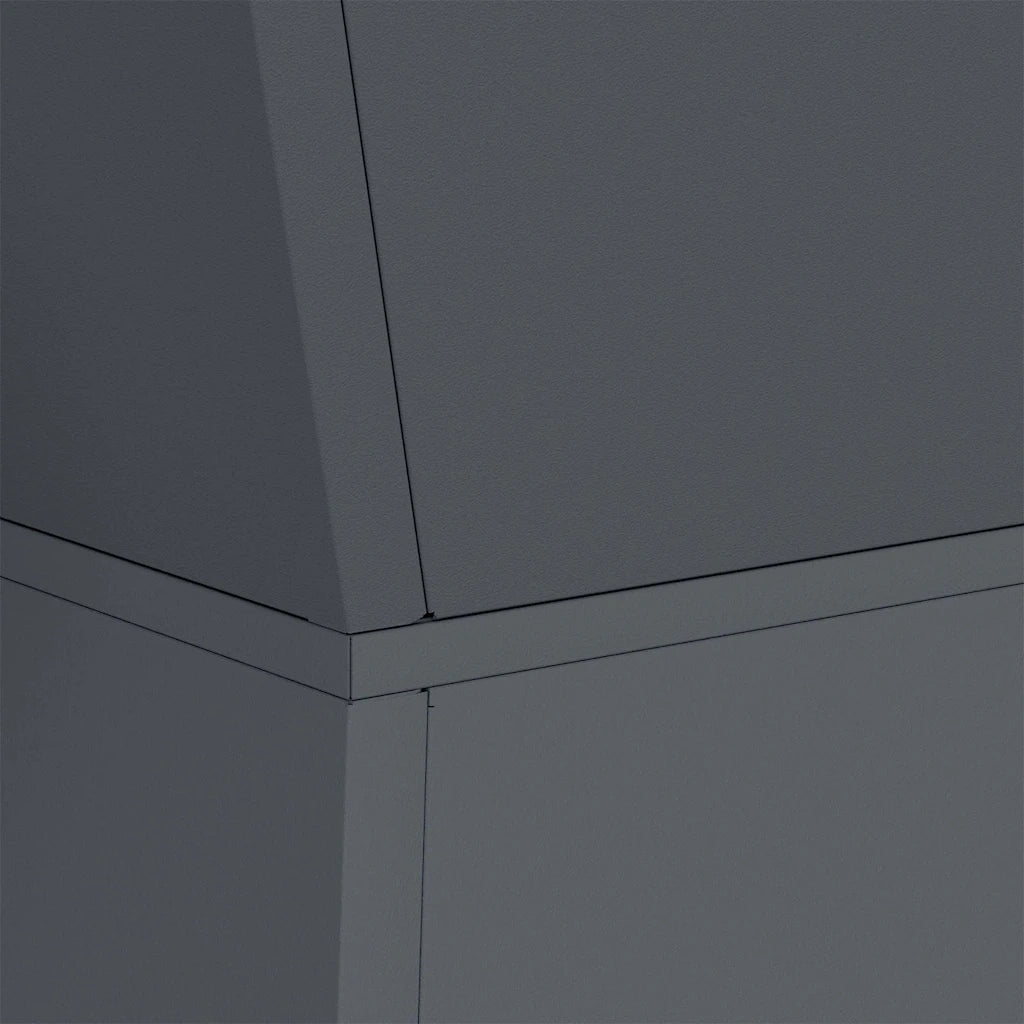 Vaso a Pilastro Antracite 35 x 35 x 73 cm 873842