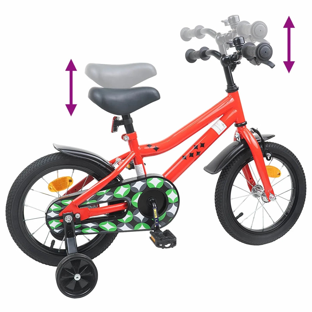 Bicicletta per Bambini 12 Pollici per bambini di 2-4 anni Rosso 42009471