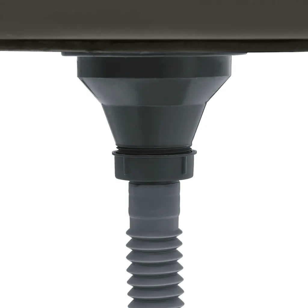 Lavello da Cucina Lavorato a Mano Nero Acciaio Inox CFW9189751