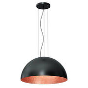Lampada a sospensione Compo Ø60 nero/rame E27 15W Luminex