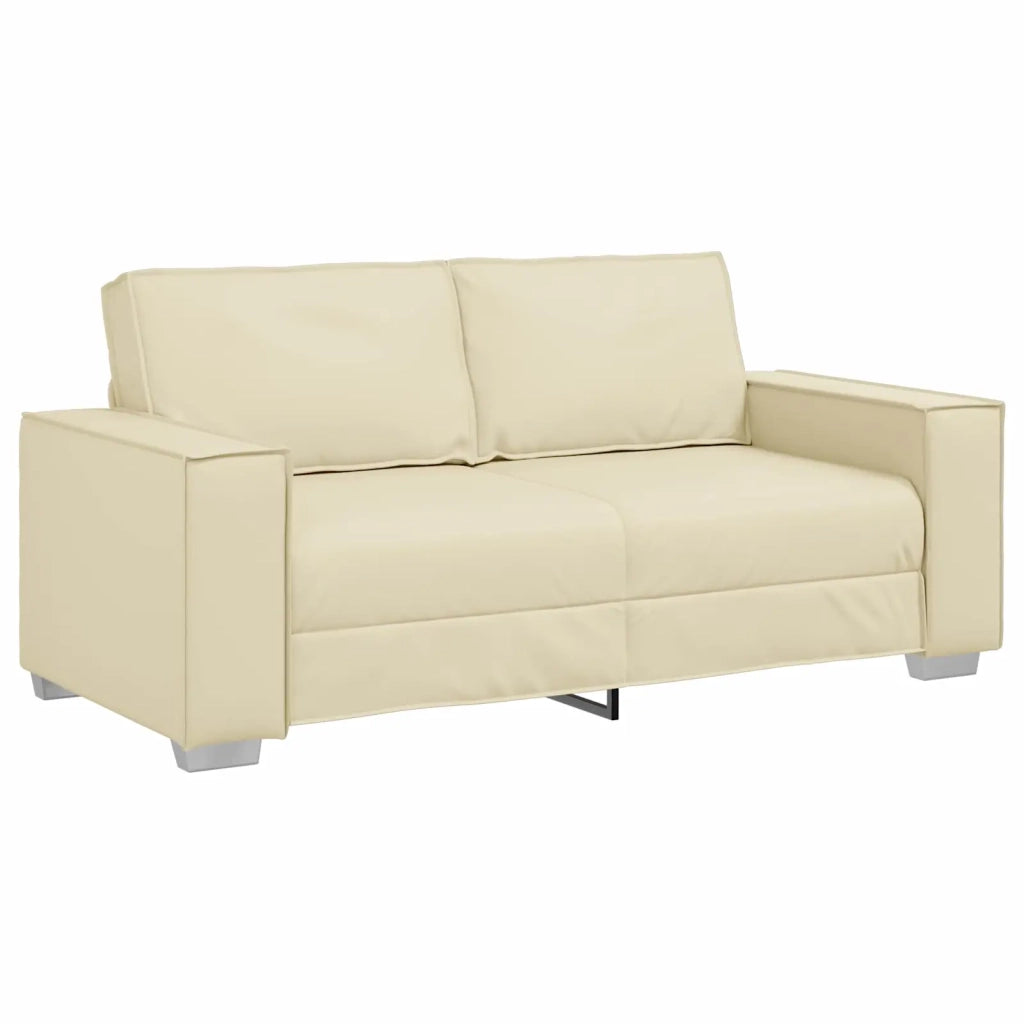 Divano-Sofa-Divanetto Crema 180 x 78 x 84 cm Tessuto