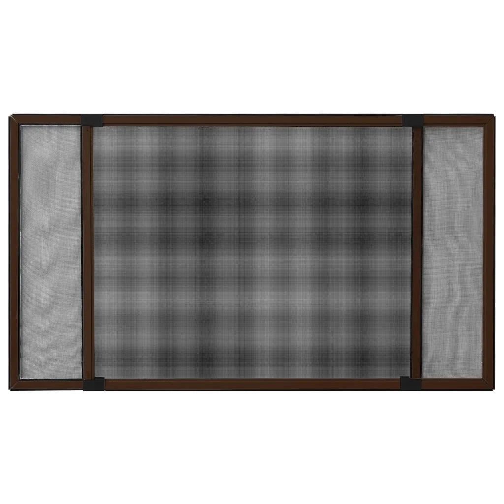 Zanzariera Allungabile per Finestre Marrone (100-193)x75 cm cod mxl 63328