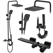 Set Doccia Rea Helix Black