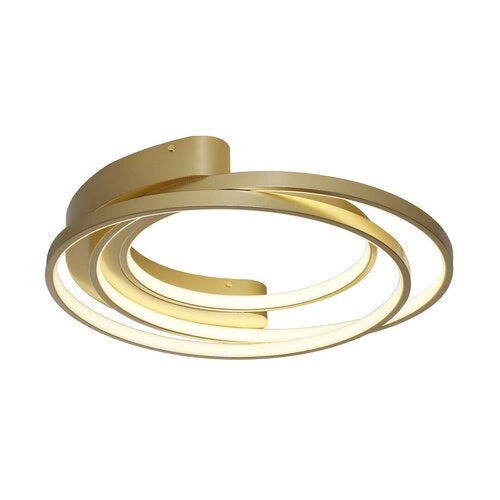 Plafoniera LED Rabalux Holize 3 anelli ottone 50W 4000K