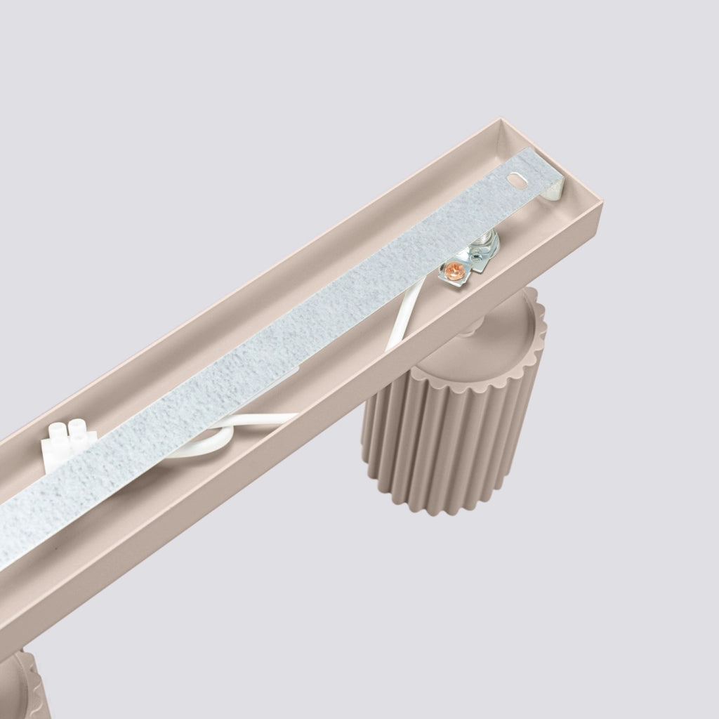 Lampada da soffitto KARBON 3L taupe
