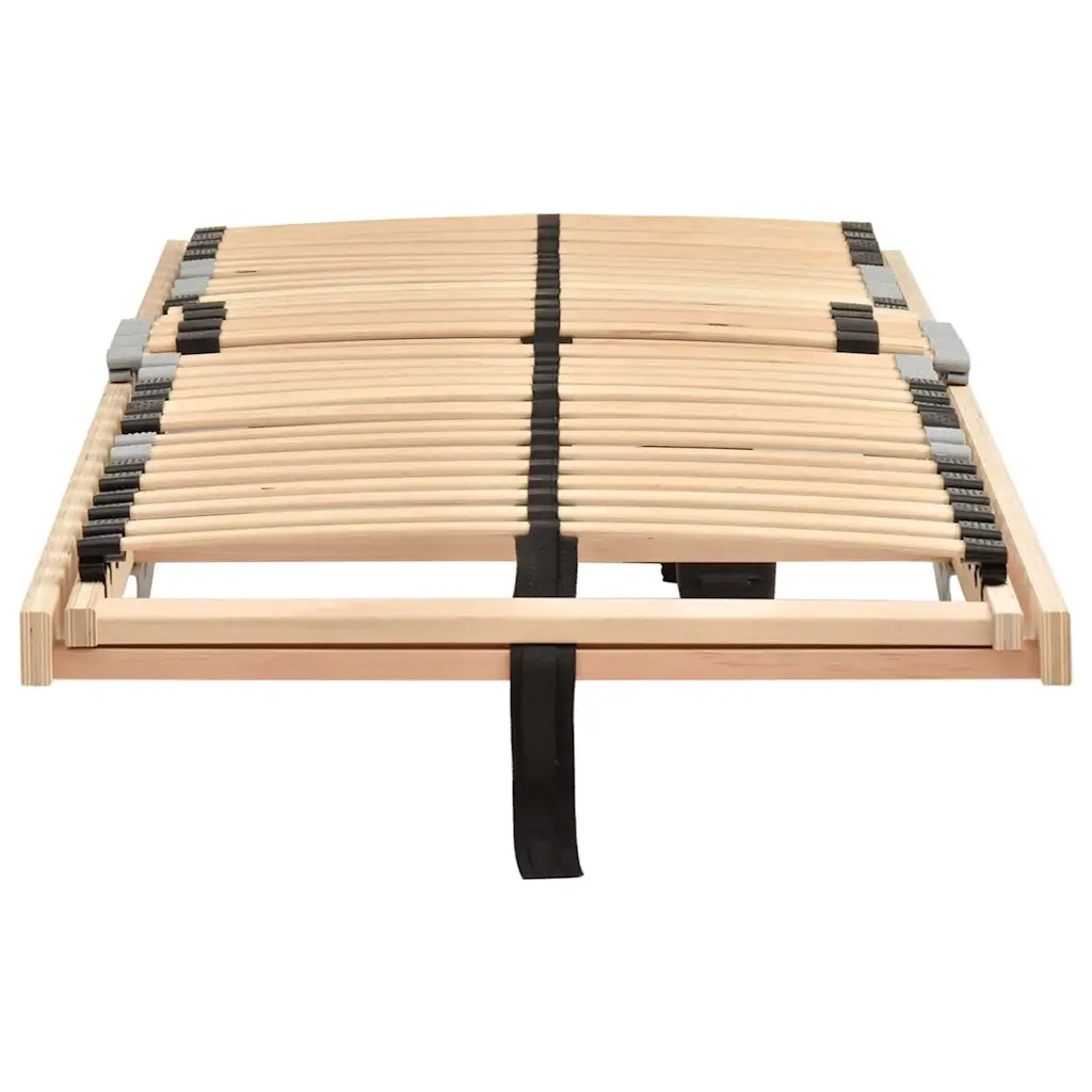 Letto singolo | Letto per adulti | Base a doghe Marrone 80 x 190 cm Legno massello di faggio