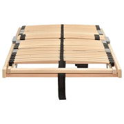 Letto singolo | Letto per adulti | Base a doghe Marrone 80 x 190 cm Legno massello di faggio