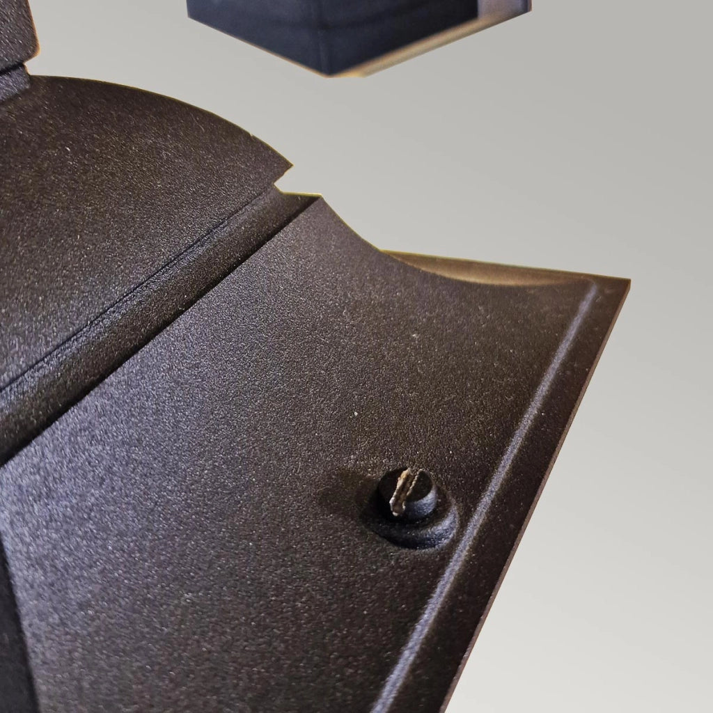 Applique da parete esterna nera E27 60W Parish Mini Elstead
