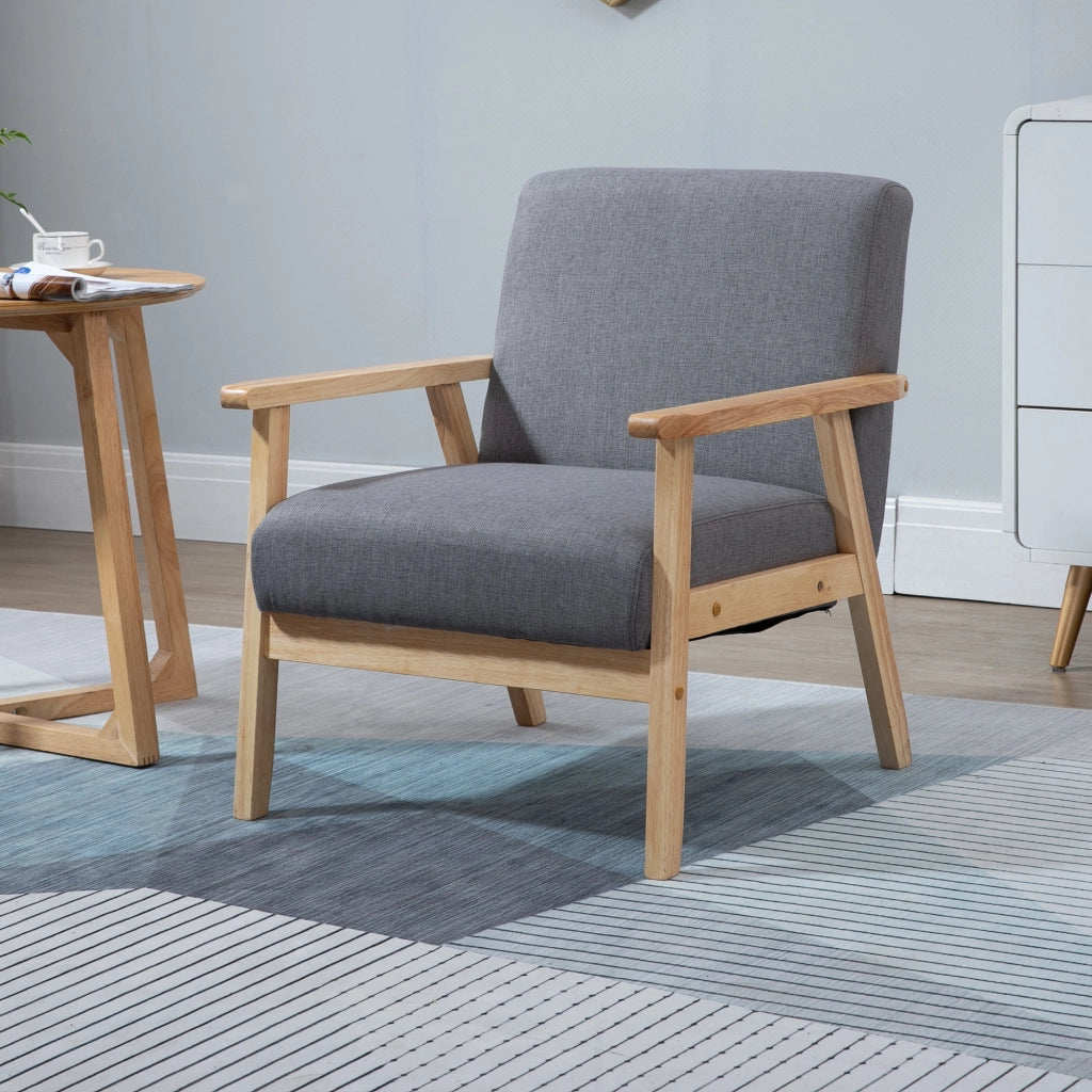 Poltrona massaggiante in legno ¨C zephmum ¨C grigio 64x70x72