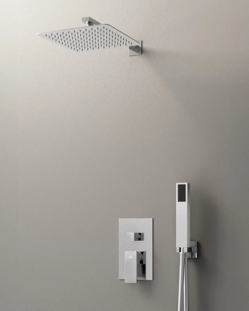 Set doccia da incasso Orion Titanio Monomando rocicador a pared DUCHA.ES