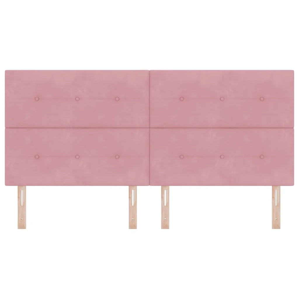 Testiera | Testata Rosa 200 cm Velluto