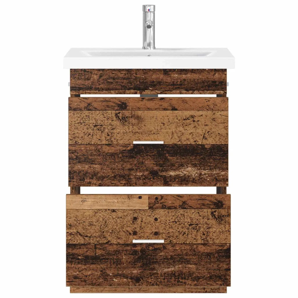 Set di mobili per il bagno Legno antico 61 x 40 x 84,5 cm 3404372