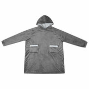 Felpa coperta Grigio scuro L Pile e Flanella CFW2625888