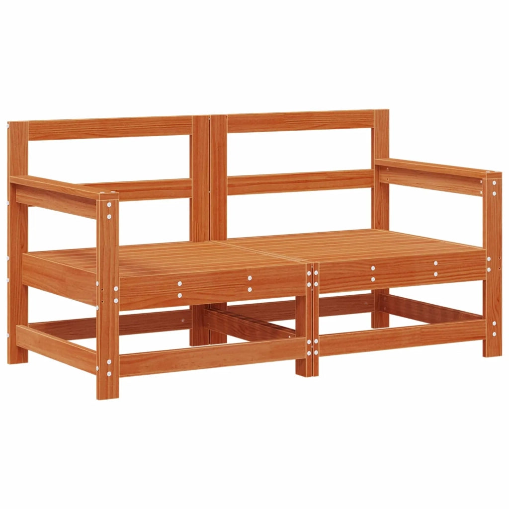 Set Lounge da Giardino 6 pcs Marrone Cera